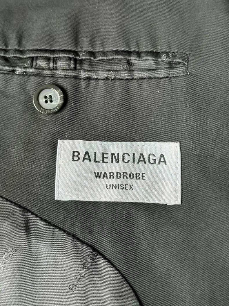 Balenciaga Balenciaga Black Logo Sleeve Blazer - dmc Size US S / EU 44-46 / 1 - 4 Thumbnail