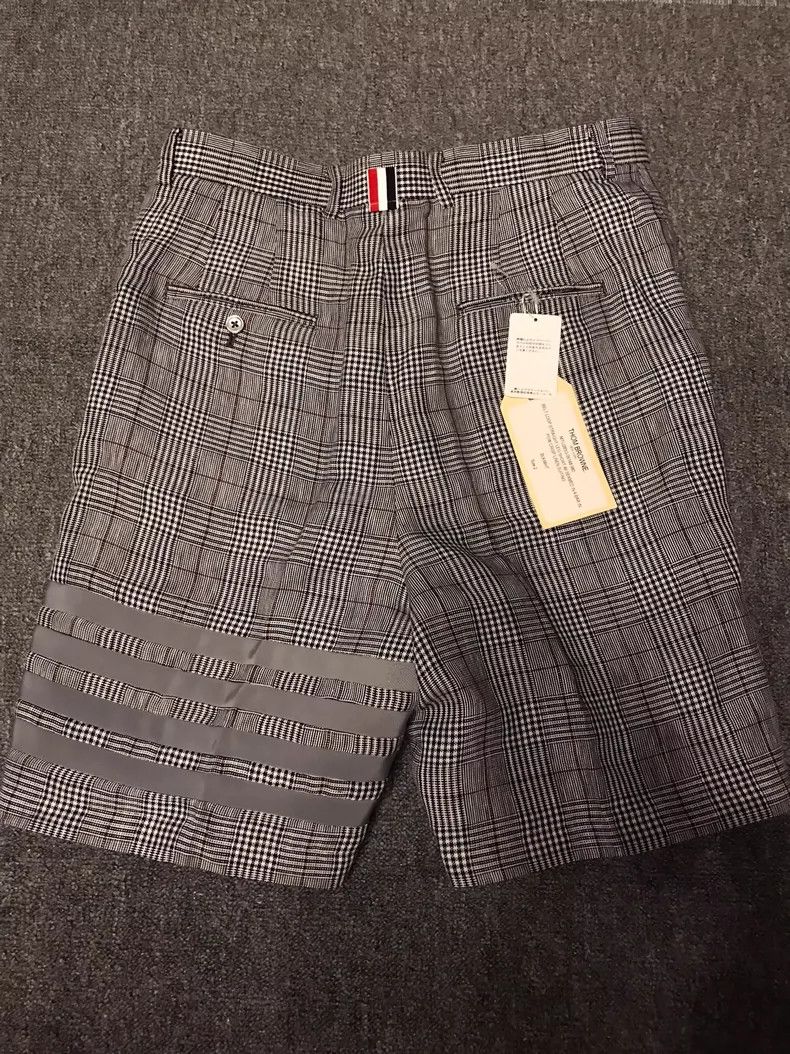 Thom Browne Thom Browne Plaid Linen Shorts - dmc Size US 30 / EU 46 - 2 Thumbnail