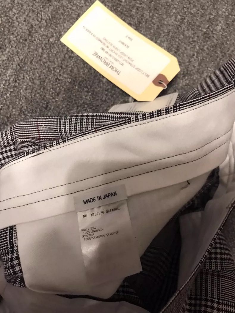 Thom Browne Thom Browne Plaid Linen Shorts - dmc Size US 30 / EU 46 - 4 Thumbnail