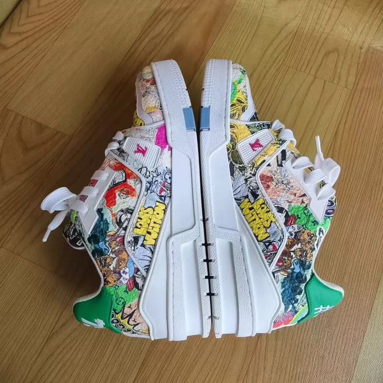 Louis Vuitton Louis Vuitton Trainer Low-Top Sneakers - dmc Size US 6 / EU 39 - 2 Thumbnail