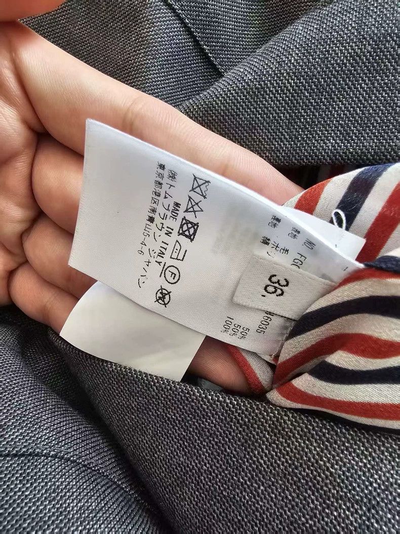 Thom Browne Thom Browne Gray Pleated Mini Skirt - dmc Size US 30 / EU 46 - 4 Thumbnail
