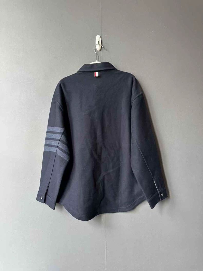 Thom Browne Thom Browne Navy Blue Cuff Jacket - dmc Size US L / EU 52-54 / 3 - 2 Thumbnail