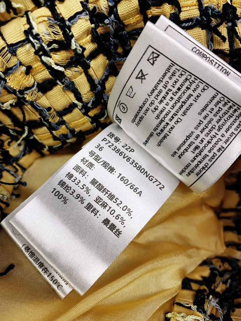 Chanel Chanel 22P Yellow Black Tweed Shorts- dmc Size US 32 / EU 48 - 4 Thumbnail