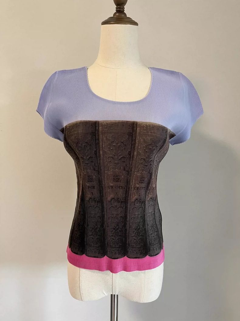 Issey Miyake Issey Miyake PP Short Sleeve Top- dmc Size US M / EU 48-50 / 2 - 2 Thumbnail