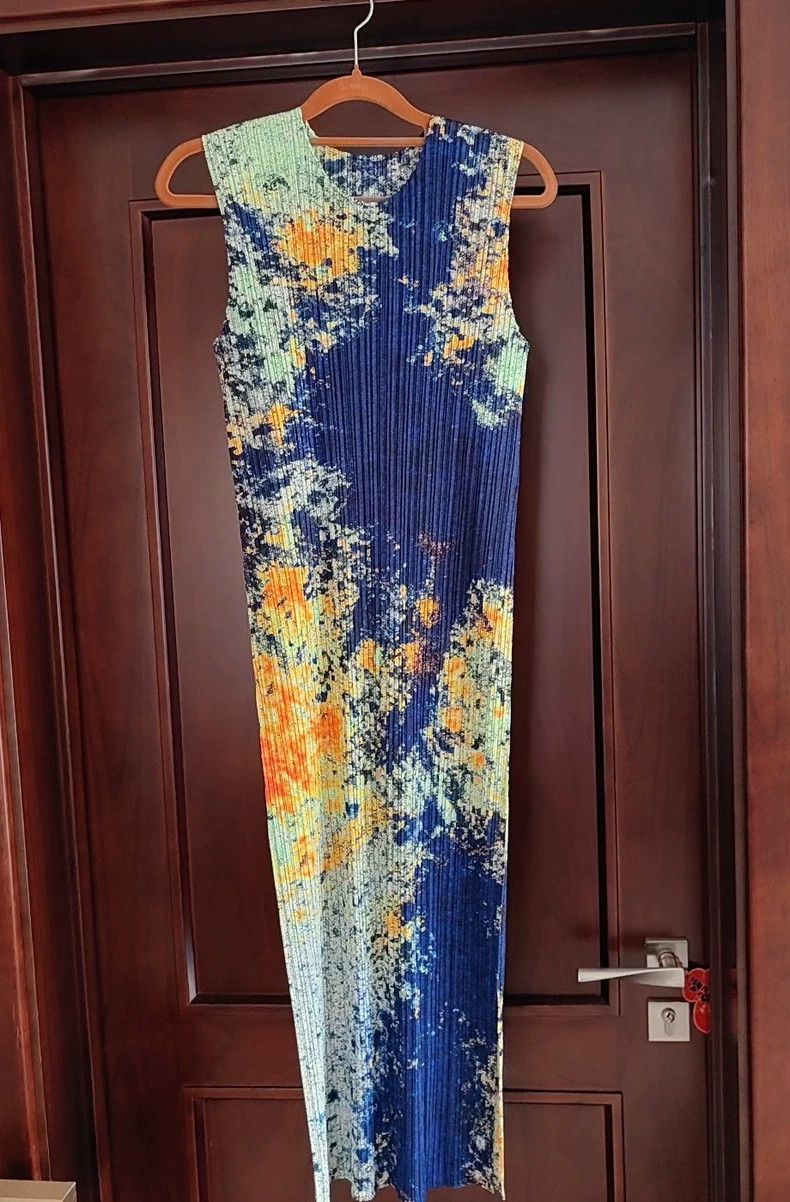 Issey Miyake Issey Miyake Pleated Starry Sky Dress- dmc Size US 36 / EU 52 - 2 Thumbnail