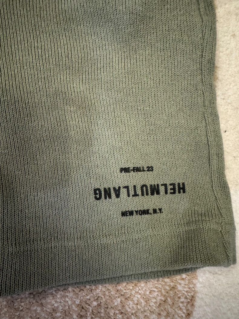 Helmut Lang Helmut Lang Green Knit Casual Shorts- dmc Size US 32 / EU 48 - 2 Thumbnail