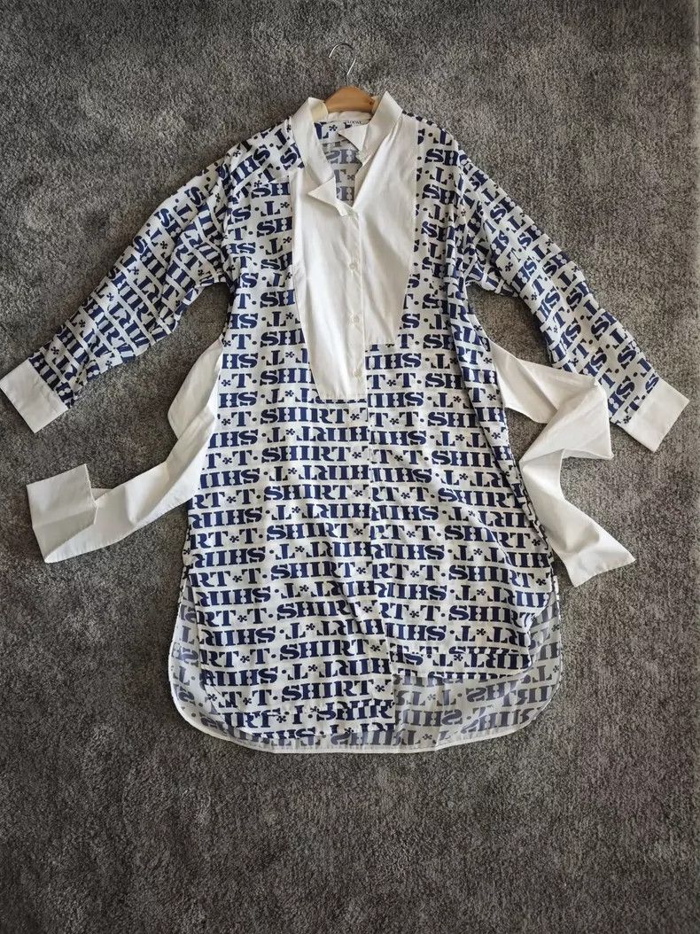 Loewe LOEWE SS22 Colorblock Shirt Dress- dmc Size US 38 / EU 54 - 4 Thumbnail