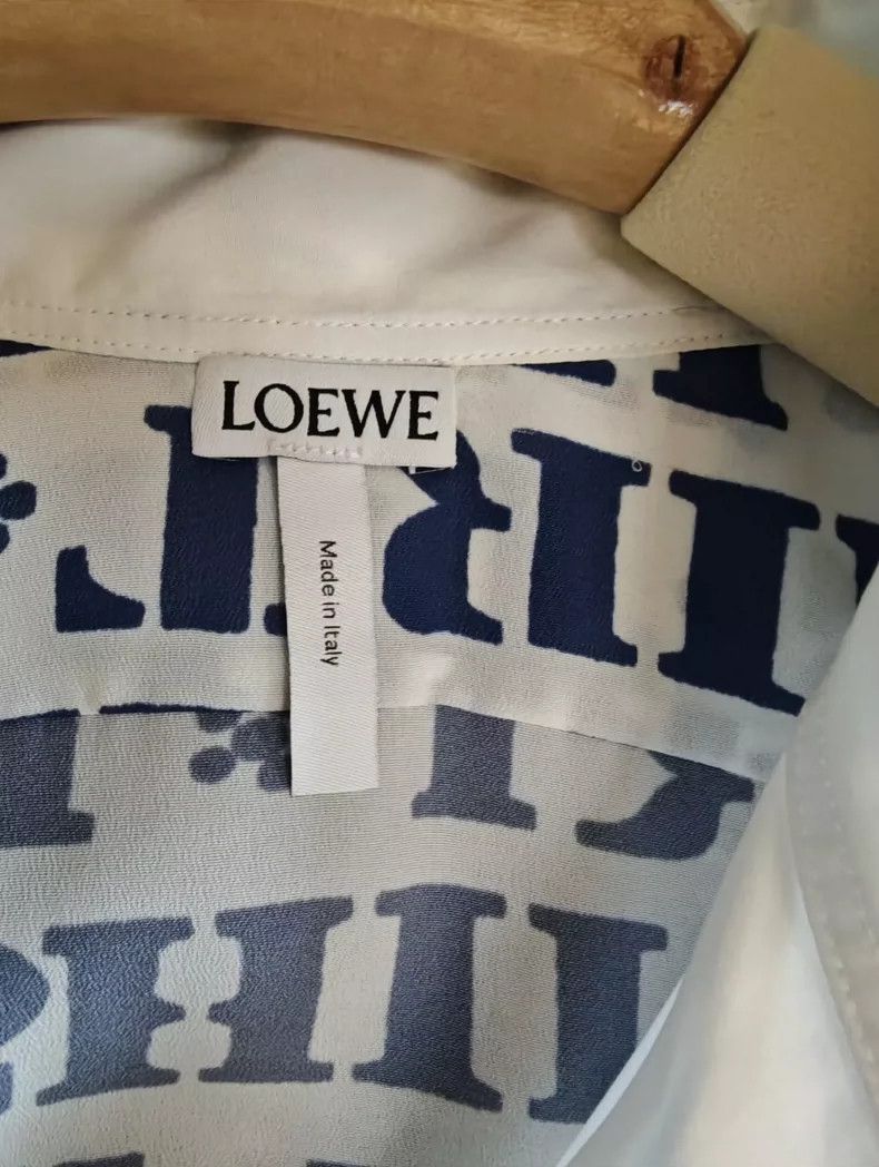 Loewe LOEWE SS22 Colorblock Shirt Dress- dmc Size US 38 / EU 54 - 3 Thumbnail