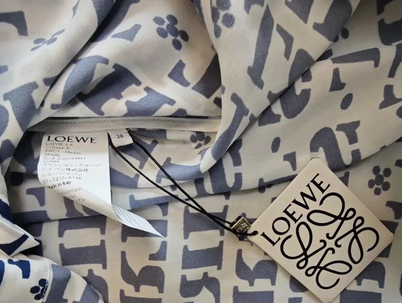Loewe LOEWE SS22 Colorblock Shirt Dress- dmc Size US 38 / EU 54 - 2 Thumbnail