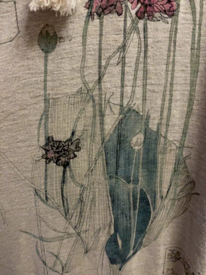Loewe LOEWE Linen Floral Print Dress- dmc Size US 30 / EU 46 - 4 Thumbnail