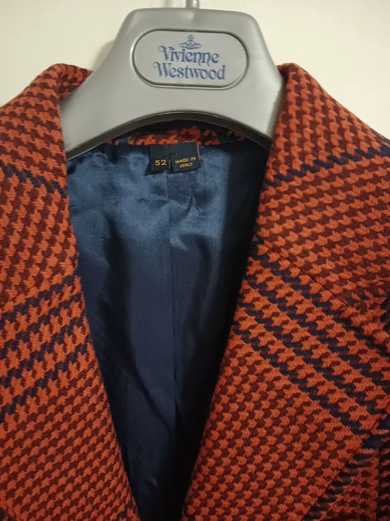 Vivienne Westwood Vivienne Westwood Checked Wool Coat- dmc Size US L / EU 52-54 / 3 - 2 Thumbnail