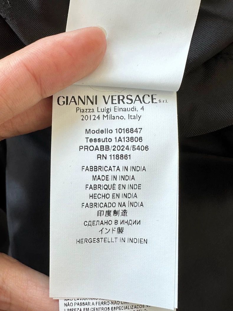 Versace VERSACE Men's Wool Leather Padded Jacket- dmc Size US M / EU 48-50 / 2 - 6 Thumbnail
