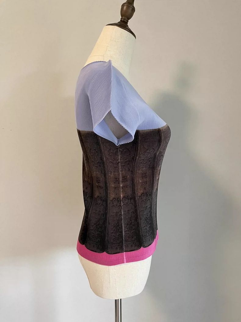 Issey Miyake Issey Miyake PP Short Sleeve Top- dmc Size US M / EU 48-50 / 2 - 5 Thumbnail