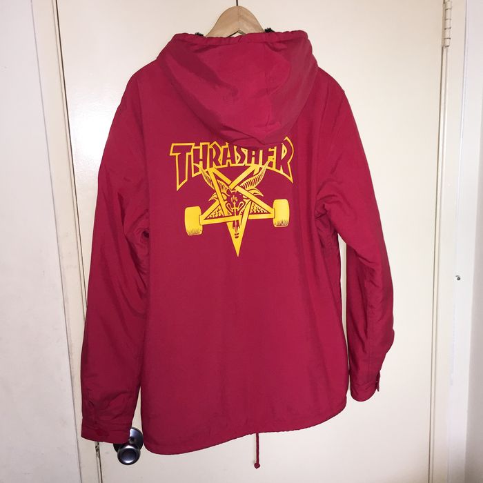 Supreme Supreme X thrasher hooded coaches jacket | Grailed