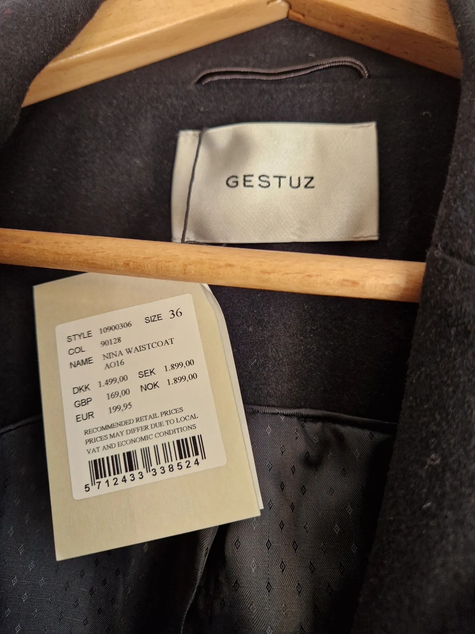 Gestuz Gestuz Nina waistcoat Vest Size XS / US 0-2 / IT 36-38 - 2 Thumbnail