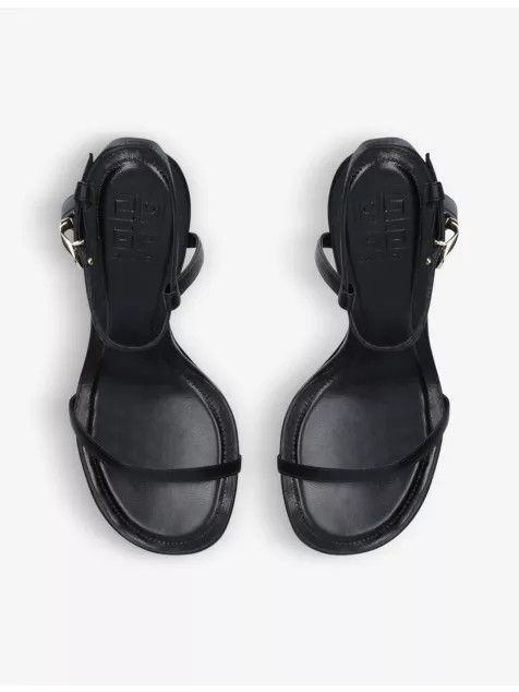 Givenchy Givenchy Logo Strap G Cube Heel Leather Sandals Size US 5 / IT 35 - 3 Thumbnail