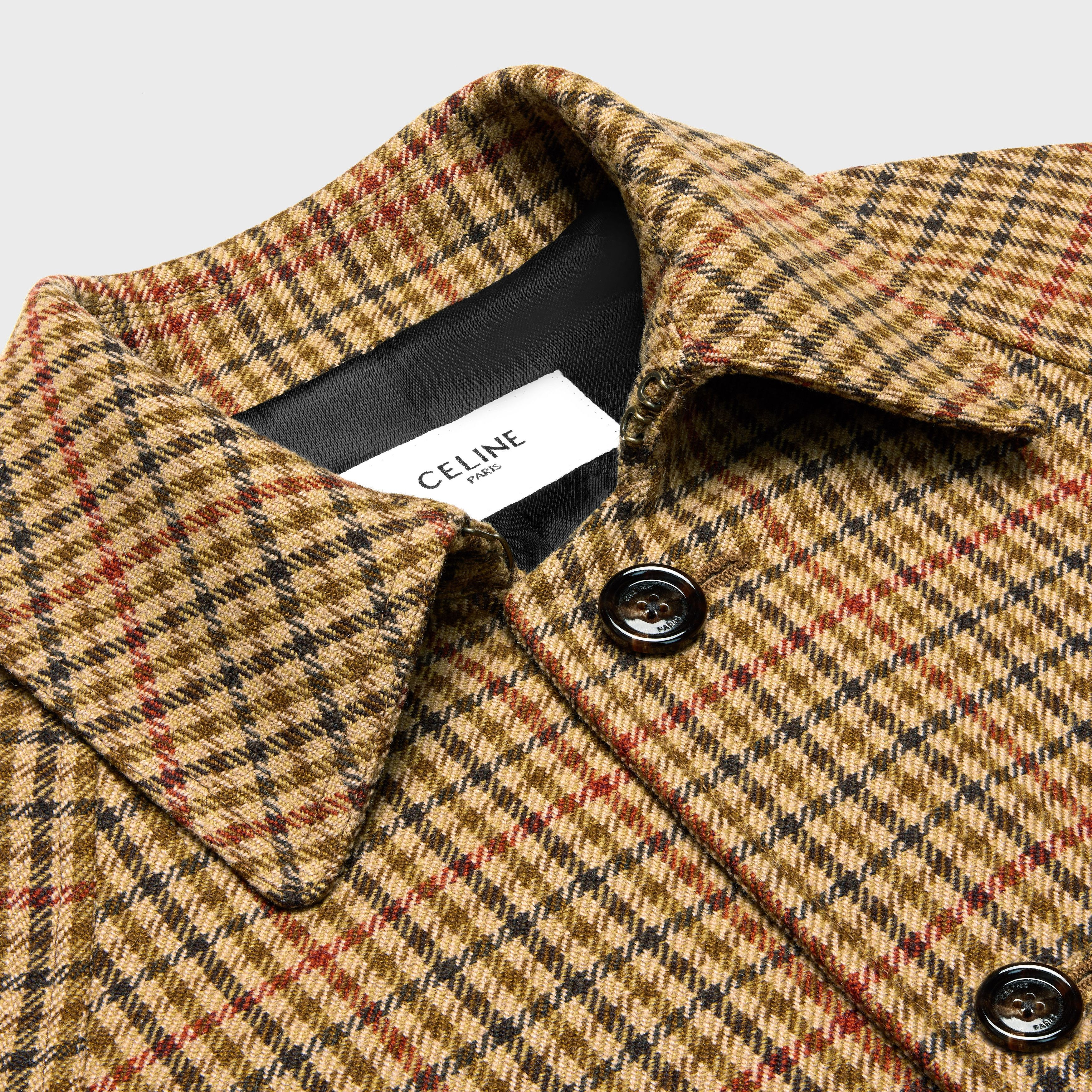 Celine mac coat in checked wool Size US L / EU 52-54 / 3 - 3 Thumbnail