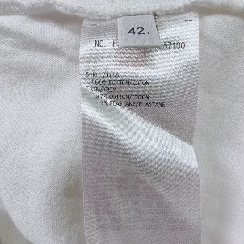 Thom Browne Thom Browne White Floral Embroidered Short Sleeve- dmc Size US M / EU 48-50 / 2 - 4 Thumbnail