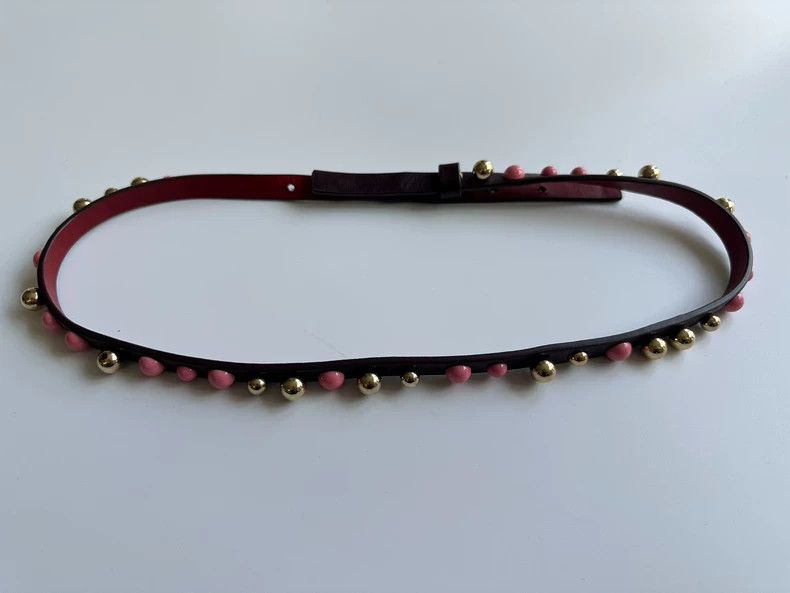 Dries Van Noten Dries Van Noten Beaded Leather Belt- dmc Size ONE SIZE - 3 Thumbnail