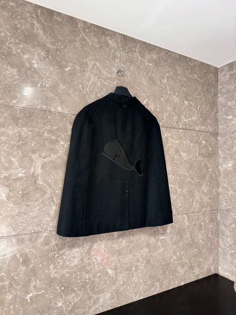 Thom Browne Thom Browne 15FW Embroidered Cape Cloak- dmc Size US M / EU 48-50 / 2 - 2 Thumbnail