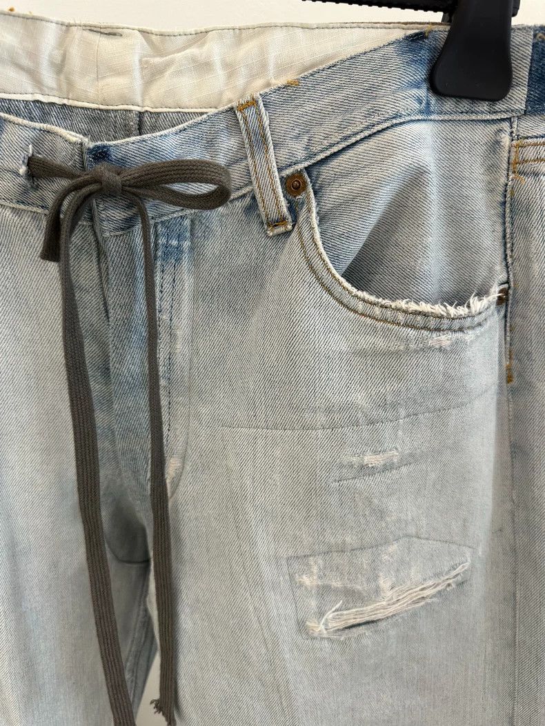 Greg Lauren Greg Lauren Denim Patchwork Long Pants- dmc Size US 32 / EU 48 - 3 Thumbnail