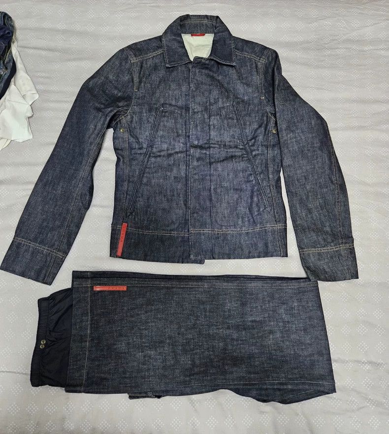 Prada Prada Sport Vintage Denim Jacket- dmc Size US M / EU 48-50 / 2 - 6 Thumbnail