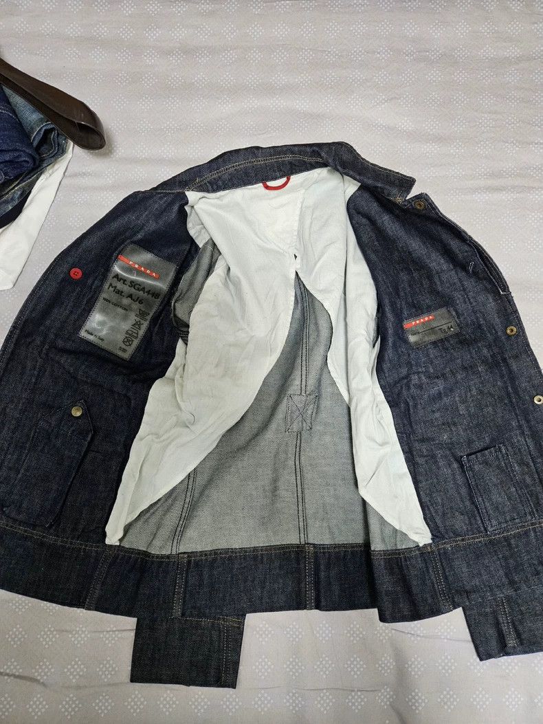 Prada Prada Sport Vintage Denim Jacket- dmc Size US M / EU 48-50 / 2 - 3 Thumbnail