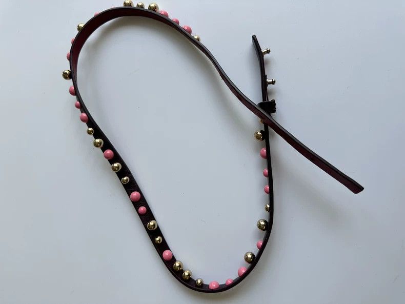 Dries Van Noten Dries Van Noten Beaded Leather Belt- dmc Size ONE SIZE - 4 Thumbnail