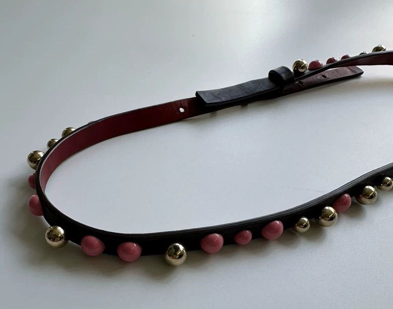 Dries Van Noten Dries Van Noten Beaded Leather Belt- dmc Size ONE SIZE - 2 Thumbnail