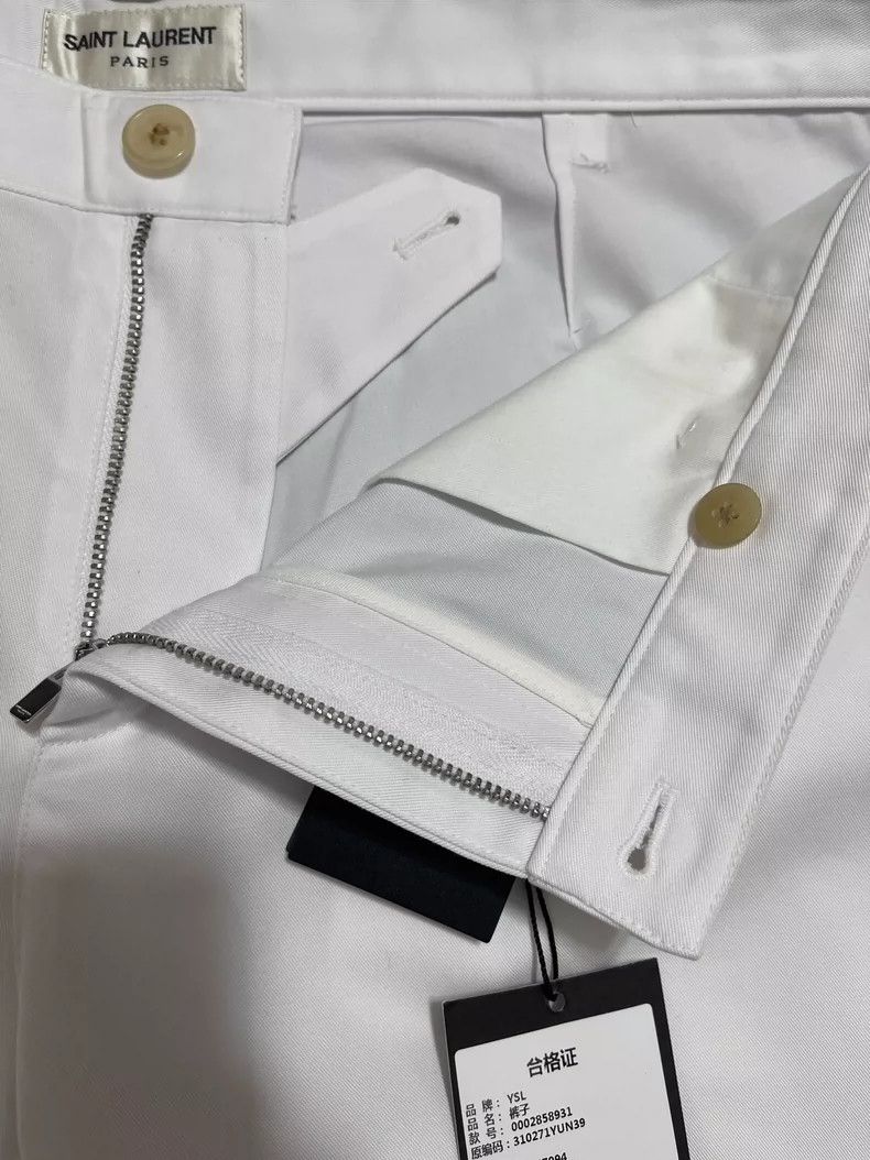 Saint Laurent Paris Saint Laurent White Casual Pants- dmc Size US 34 / EU 50 - 3 Thumbnail