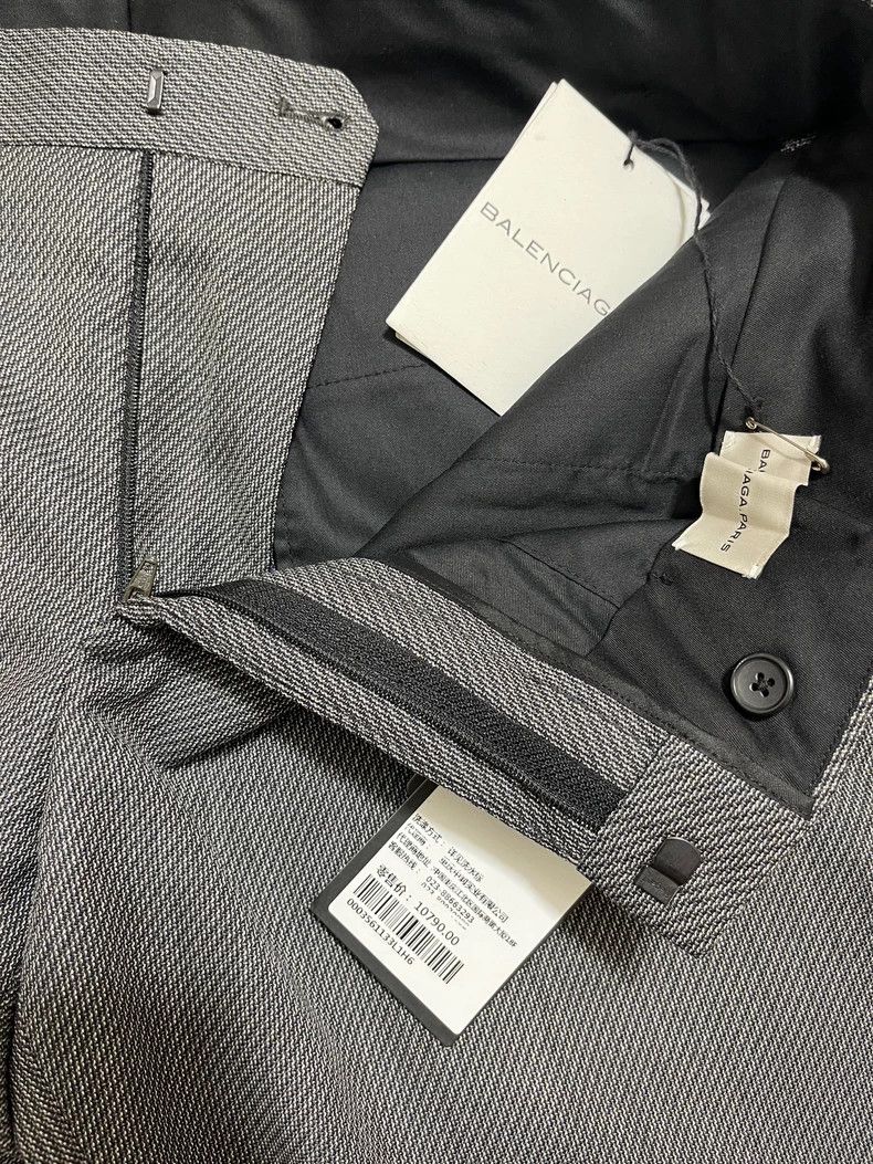 Balenciaga Balenciaga Belted Dress Pants- dmc Size US 31 - 5 Thumbnail
