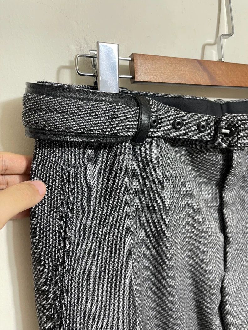 Balenciaga Balenciaga Belted Dress Pants- dmc Size US 31 - 3 Thumbnail