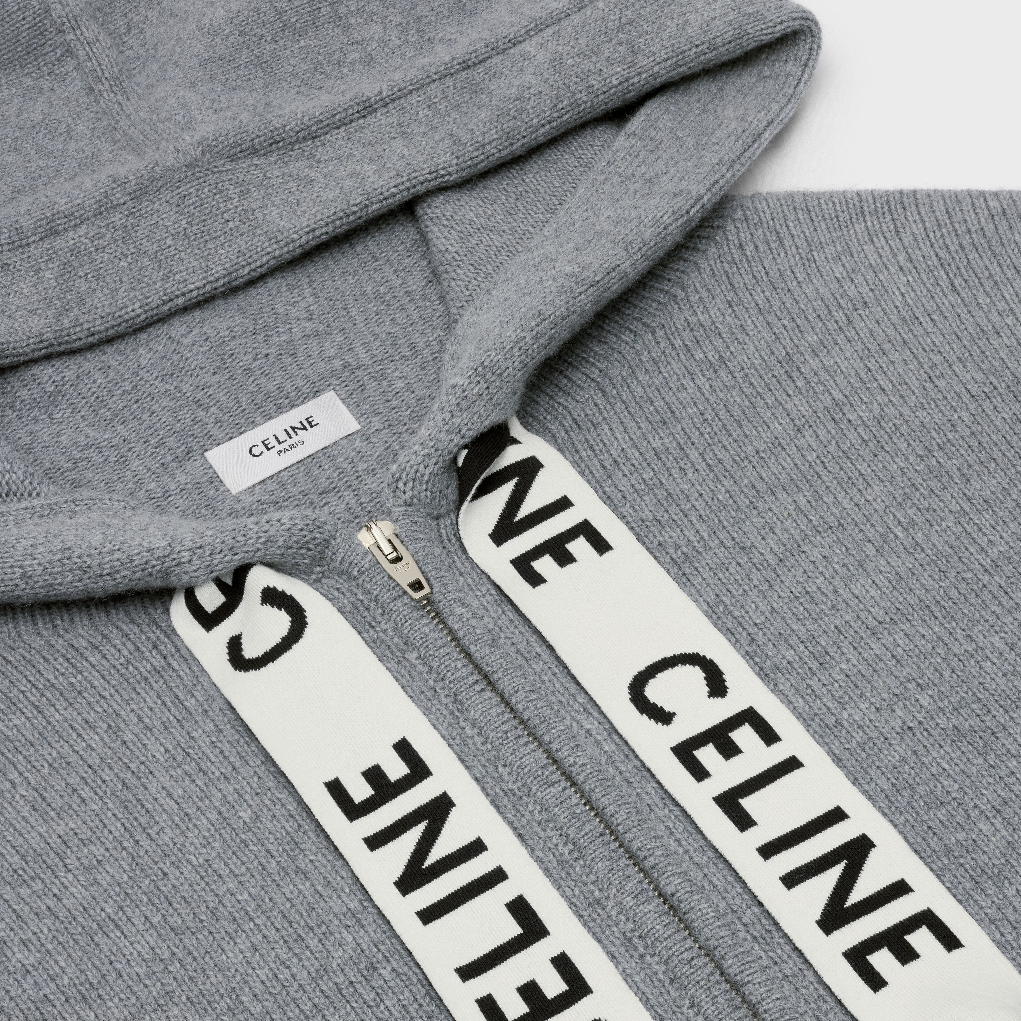 CELINE HOODED SWEATER IN CASHMERE WOOL
