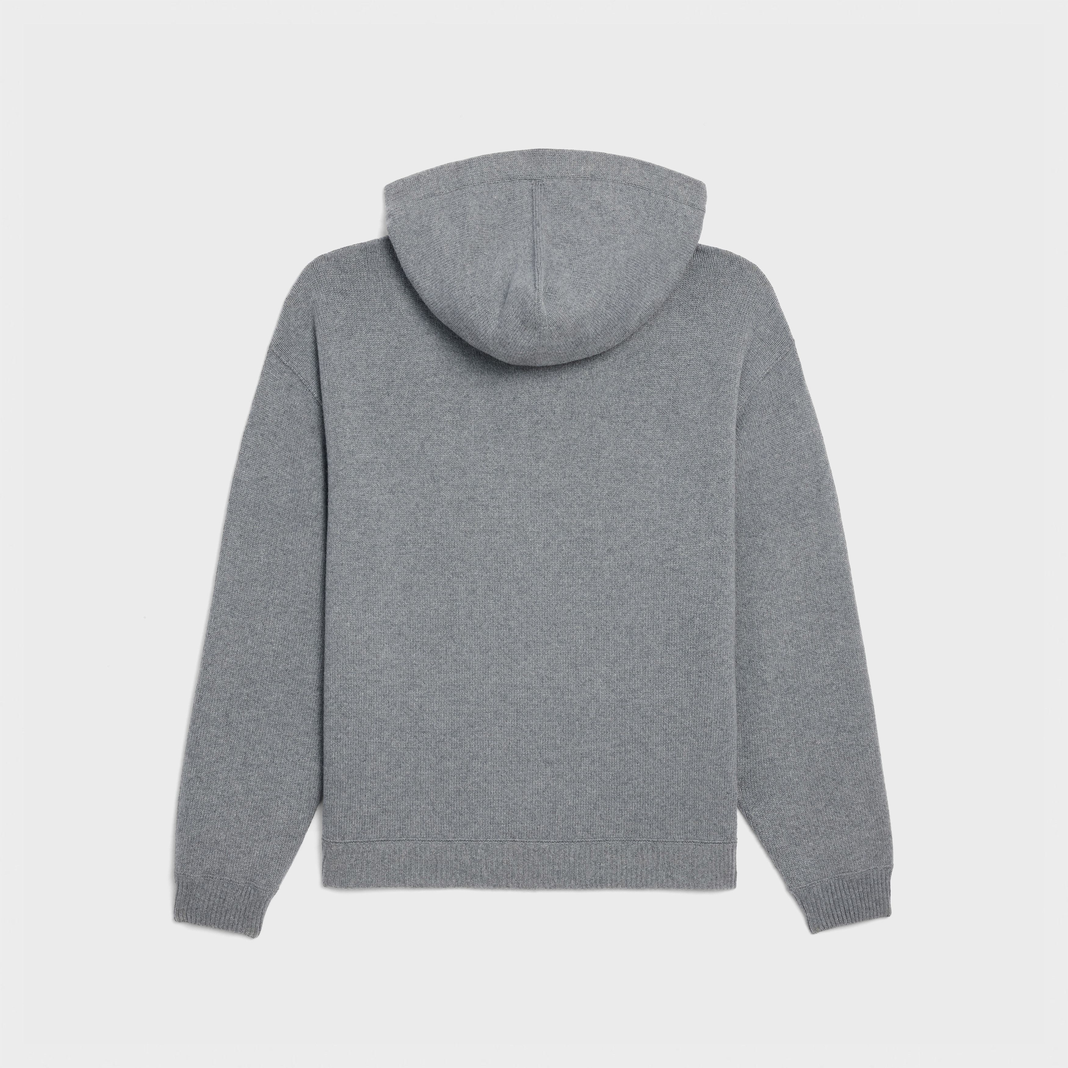 CELINE HOODED SWEATER IN CASHMERE WOOL