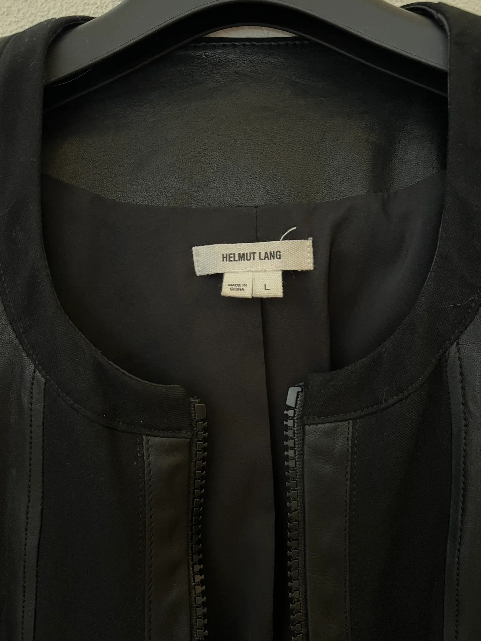 Helmut Lang Helmut Lang Leather Jacket Size L / US 10 / IT 46 - 2 Thumbnail