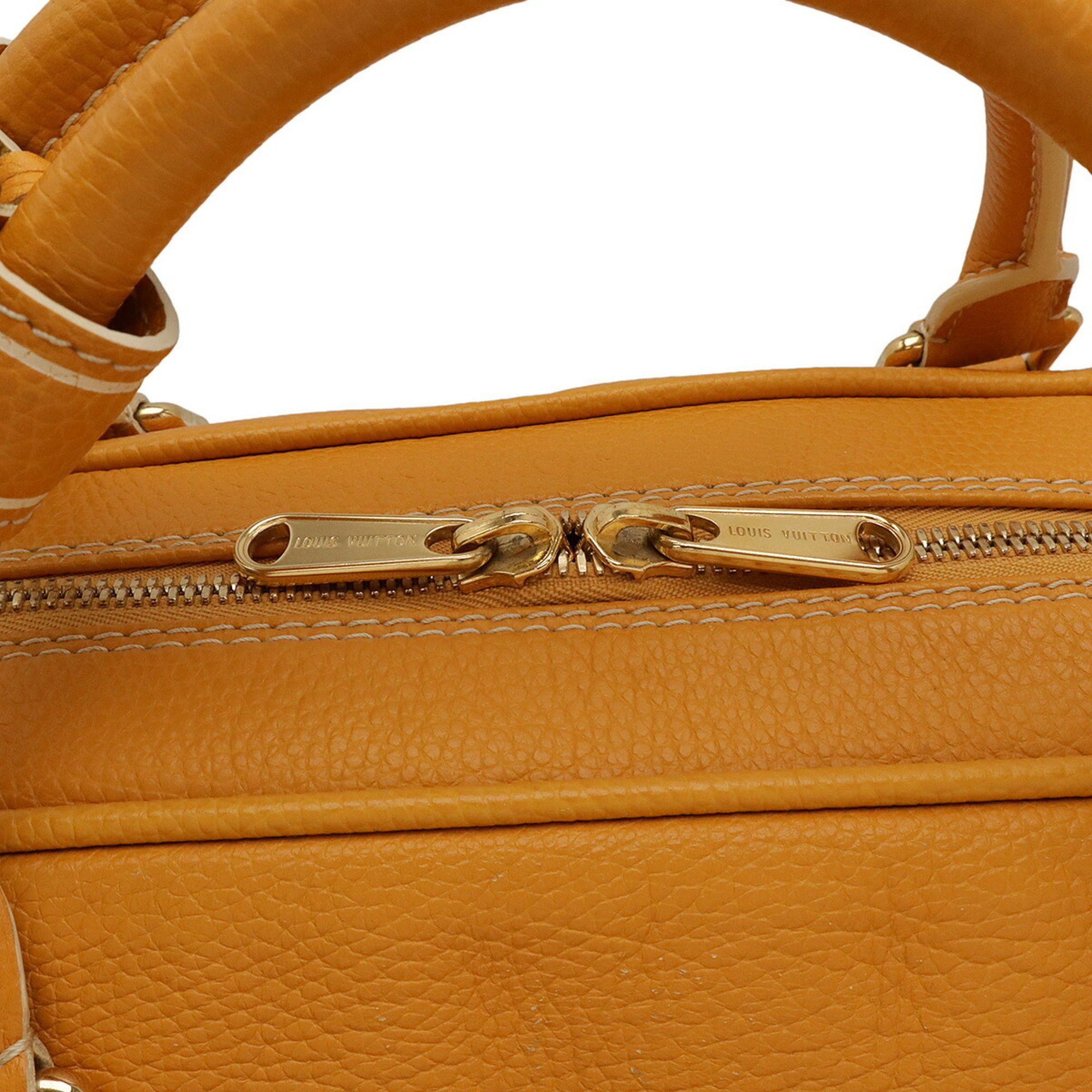 Louis Vuitton LOUIS VUITTON Tobaco Carryall Boston Bag, Travel Jaune, Yellow, M95138 Size ONE SIZE - 5 Thumbnail