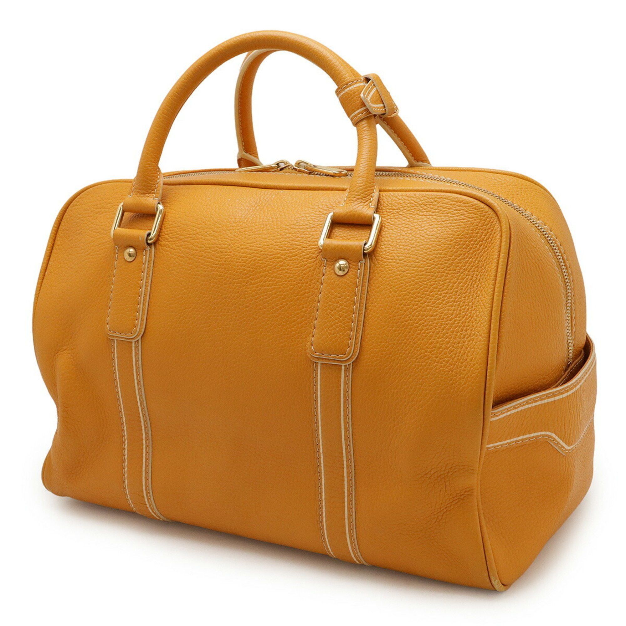 Louis Vuitton LOUIS VUITTON Tobaco Carryall Boston Bag, Travel Jaune, Yellow, M95138 Size ONE SIZE - 3 Thumbnail