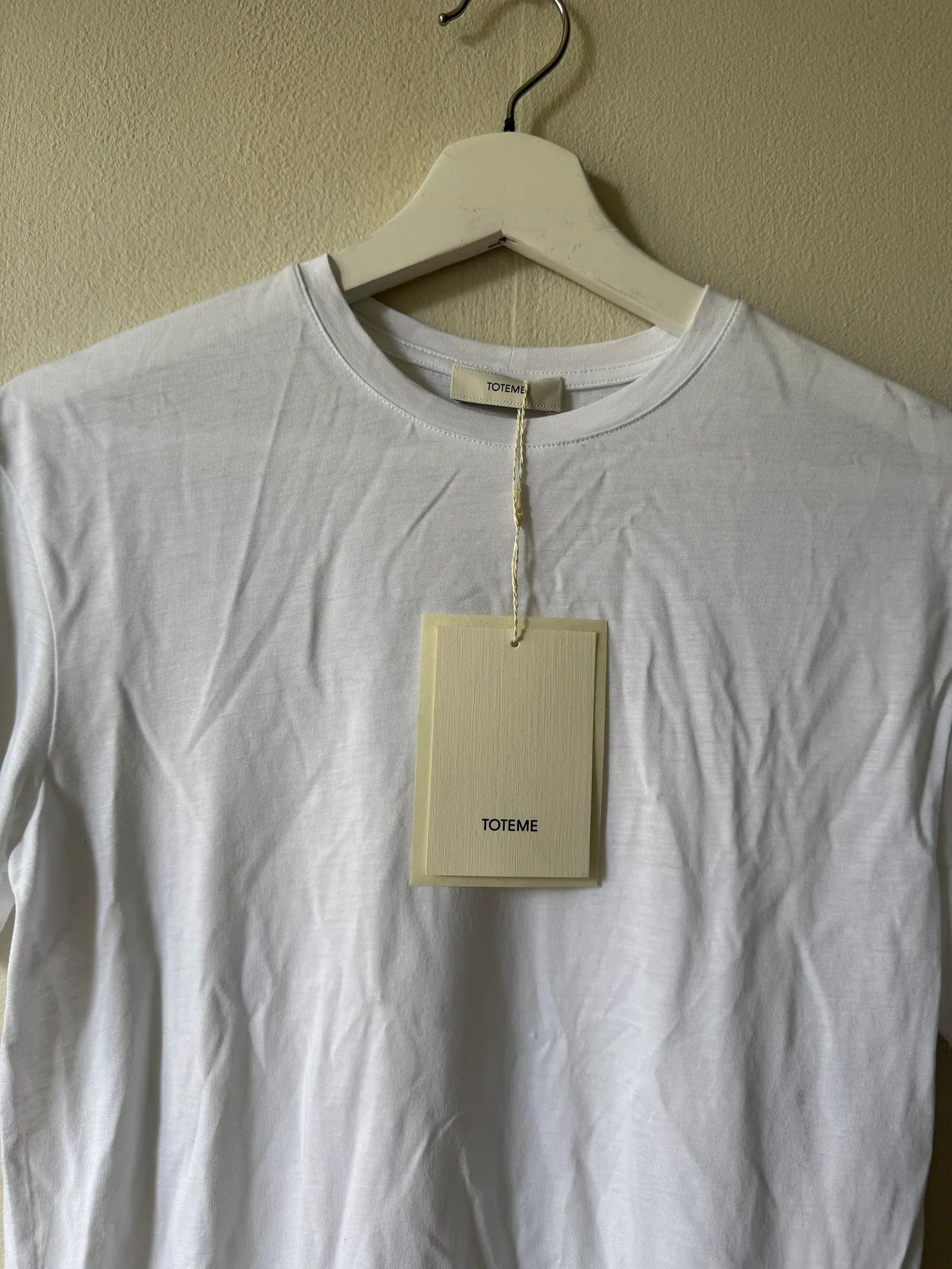 Toteme Toteme Class tee white Short Sleeve T-shirt Size XXS / US 00 / IT 34 - 2 Thumbnail