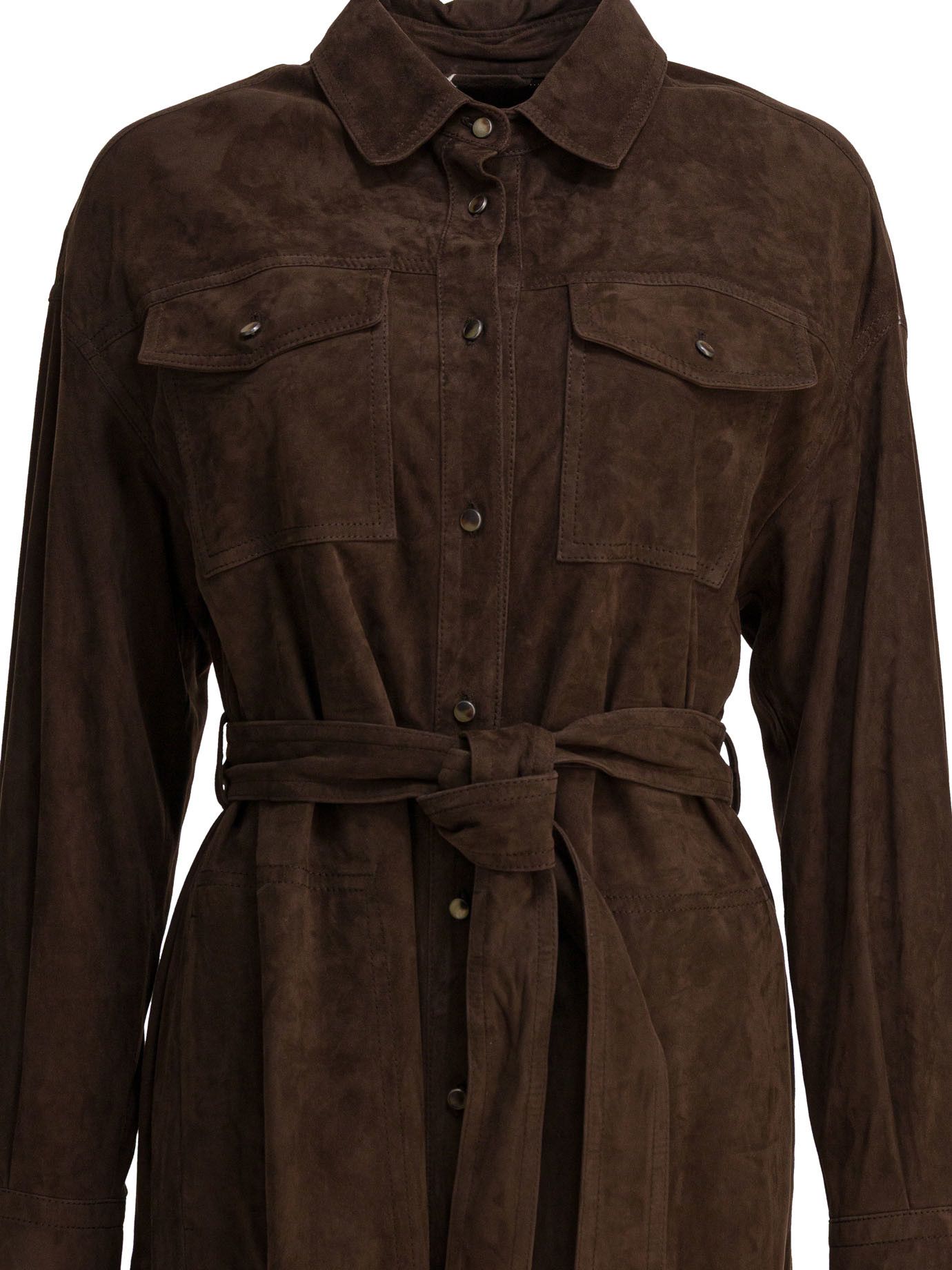 Brunello Cucinelli Chemisier Coat With Necklace Size S / US 4 / IT 40 - 3 Thumbnail