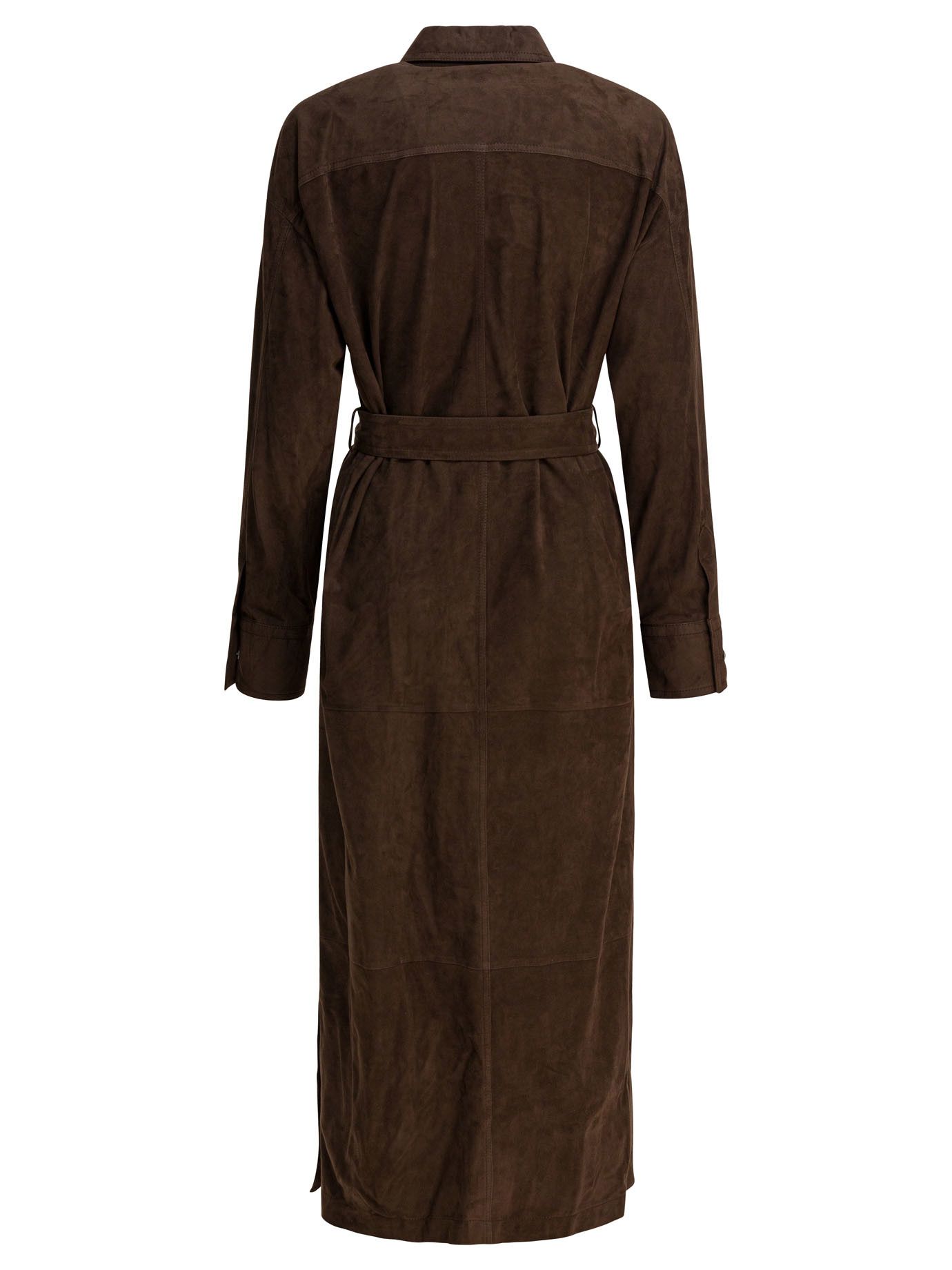 Brunello Cucinelli Chemisier Coat With Necklace Size S / US 4 / IT 40 - 2 Thumbnail