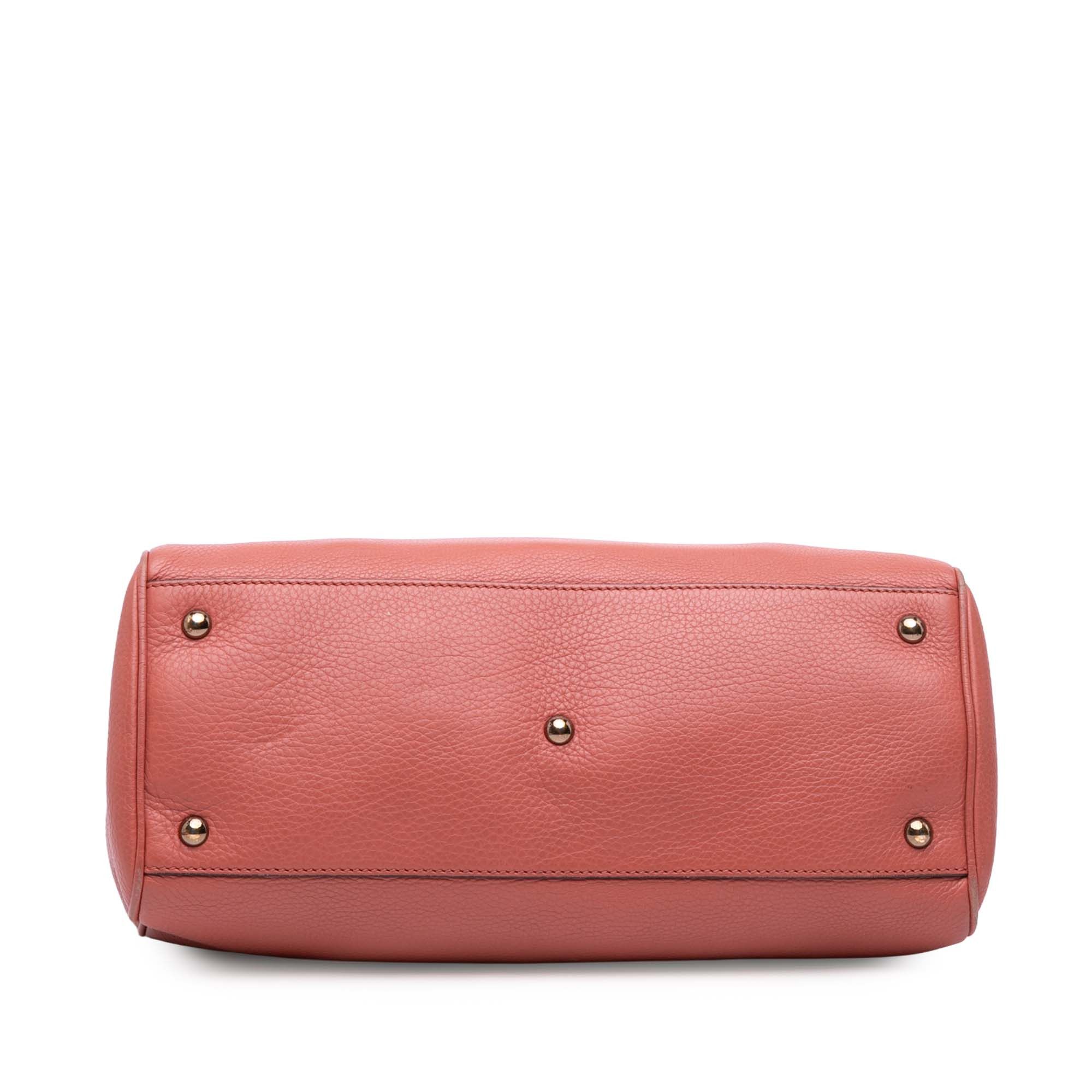 Gucci Gucci Medium Calfskin Bamboo Shopper Satchel Size ONE SIZE - 3 Thumbnail