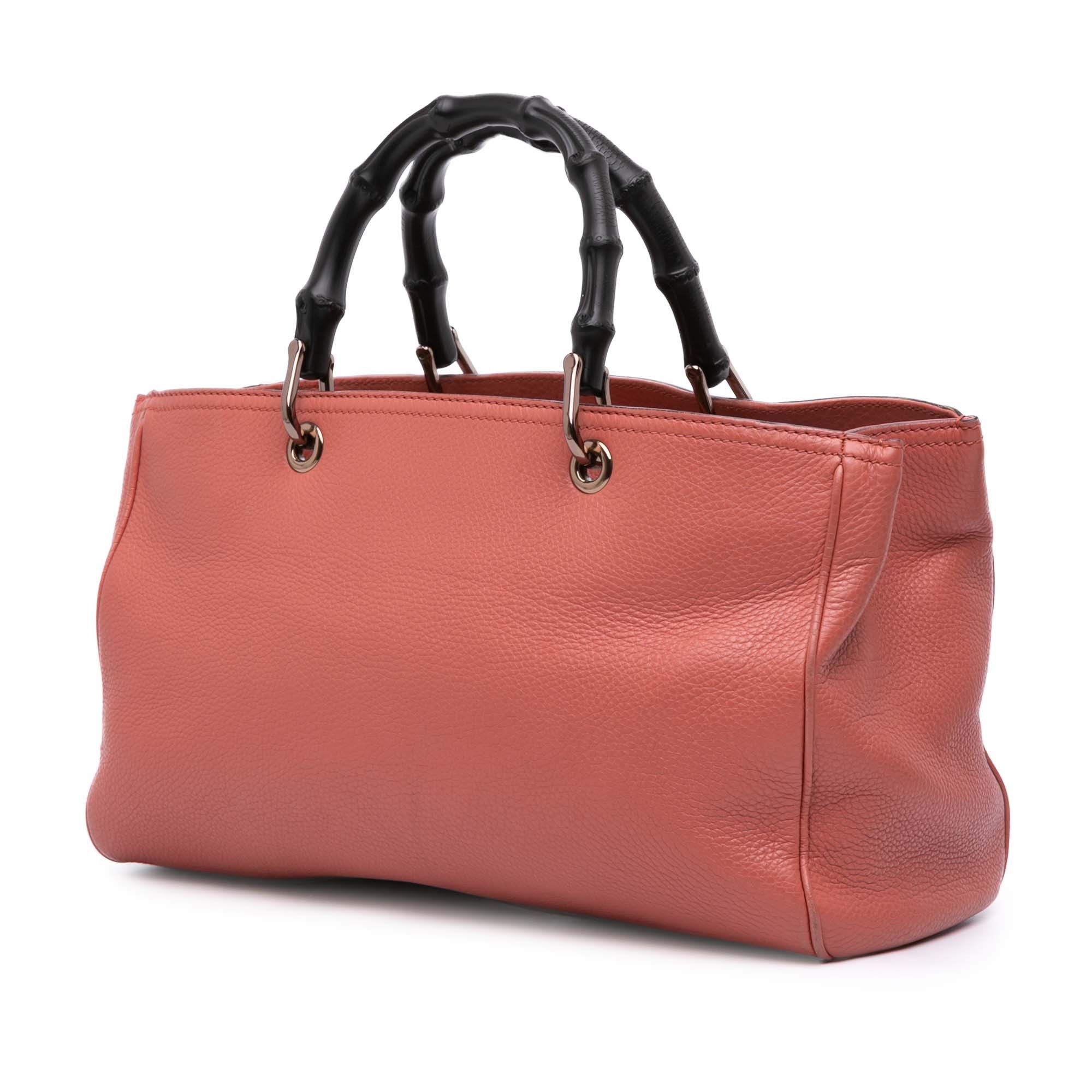 Gucci Gucci Medium Calfskin Bamboo Shopper Satchel Size ONE SIZE - 2 Thumbnail