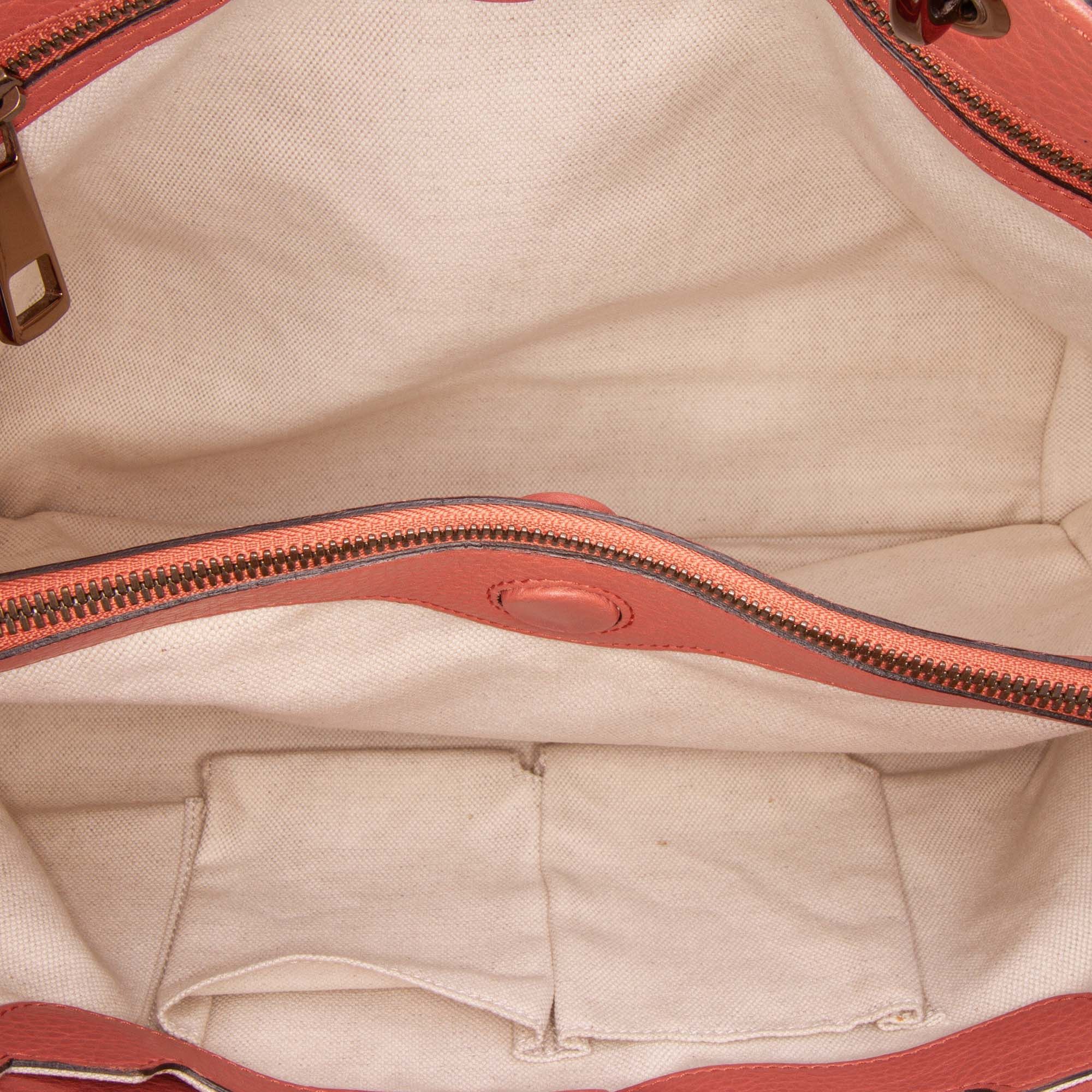 Gucci Gucci Medium Calfskin Bamboo Shopper Satchel Size ONE SIZE - 4 Thumbnail