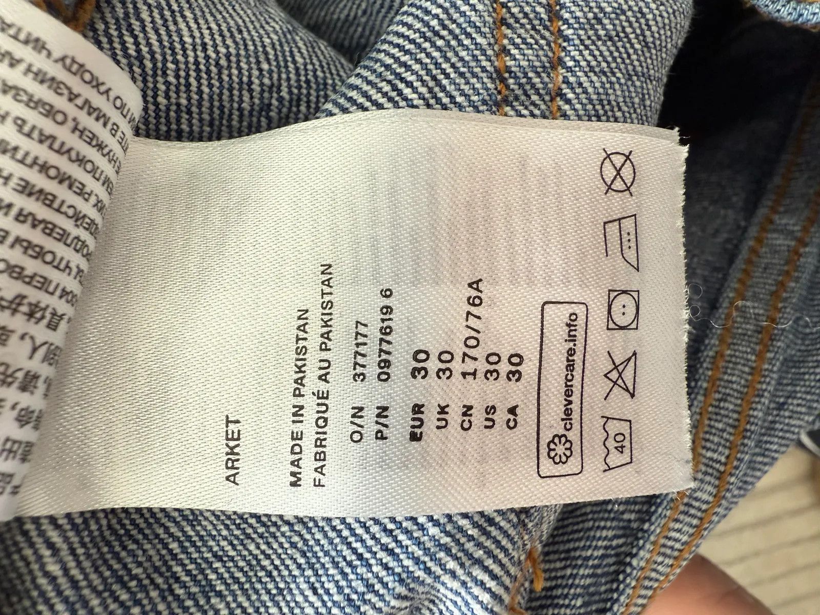 Arket Arket Regular cropped stretch Jeans Size 30" / US 8 / IT 44 - 2 Thumbnail