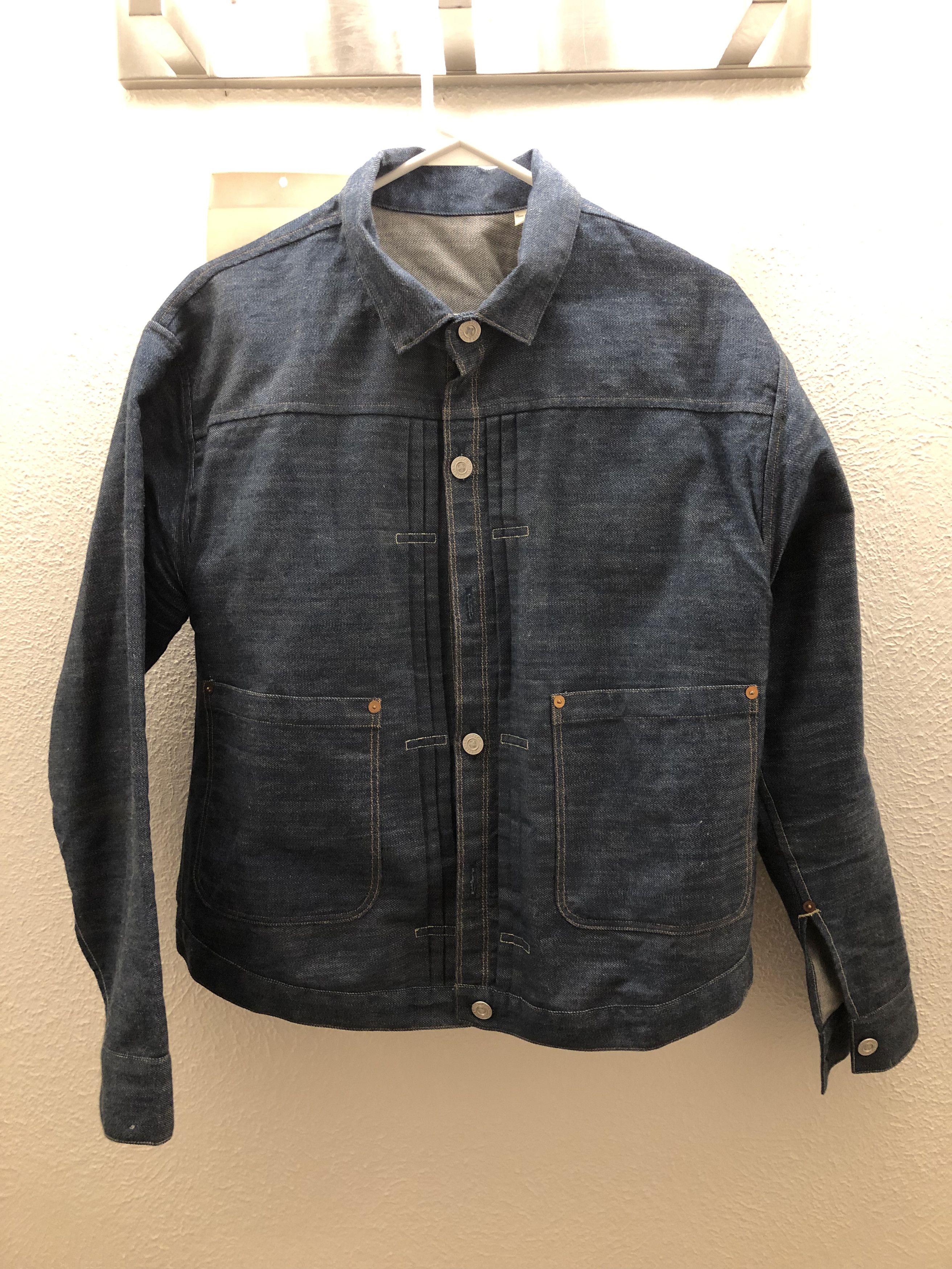 1880 Triple Pleat Blouse Jacket - Indigo