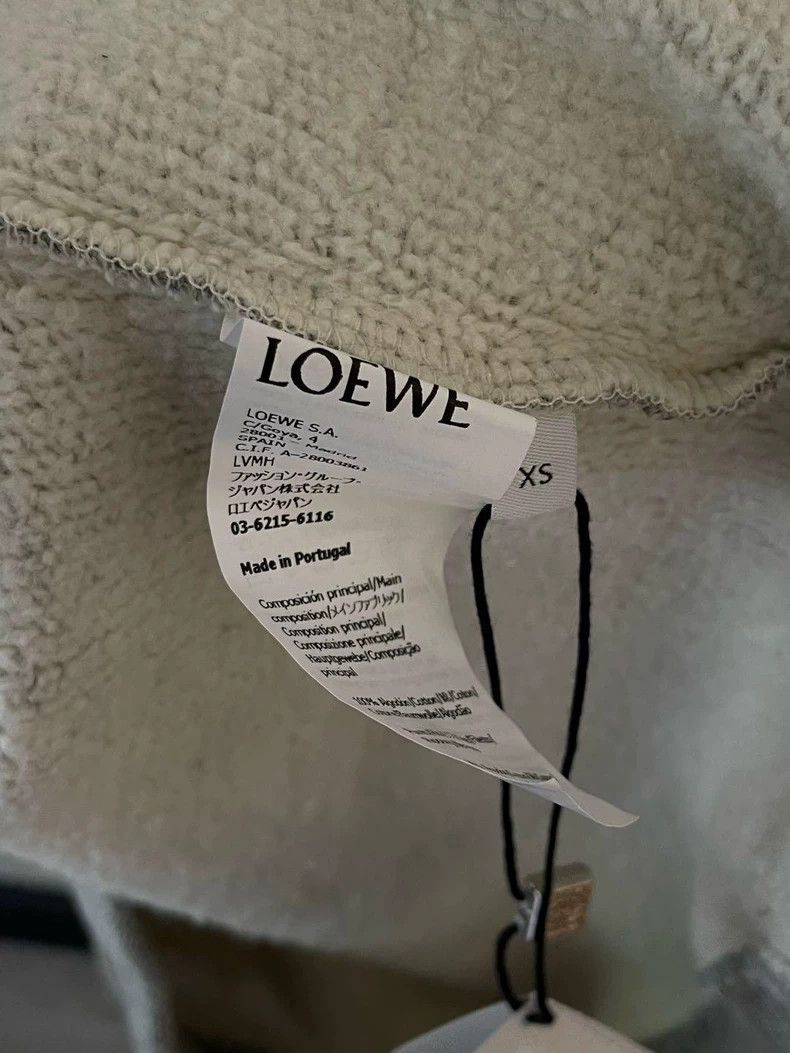 Loewe Loewe Carbon Gray Logo Hoodie - dmc Size US XS / EU 42 / 0 - 8 Thumbnail