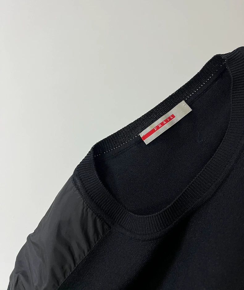 Prada Prada Men's Black Knit Sweater - dmc Size US XL / EU 56 / 4 - 5 Thumbnail