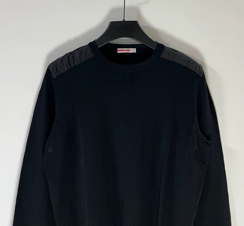 Prada Prada Men's Black Knit Sweater - dmc Size US XL / EU 56 / 4 - 3 Thumbnail