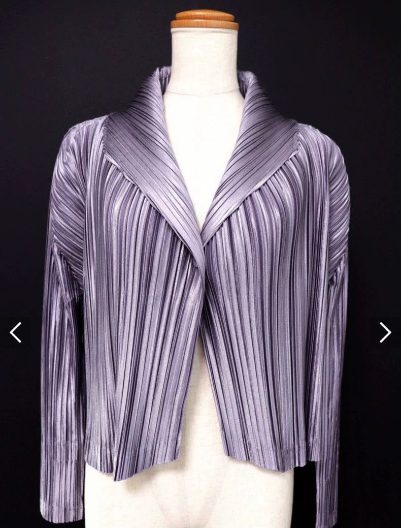 Issey Miyake Issey Miyake PP JO227 Pleated Short Jacket - dmc Size US S / EU 44-46 / 1 - 5 Thumbnail