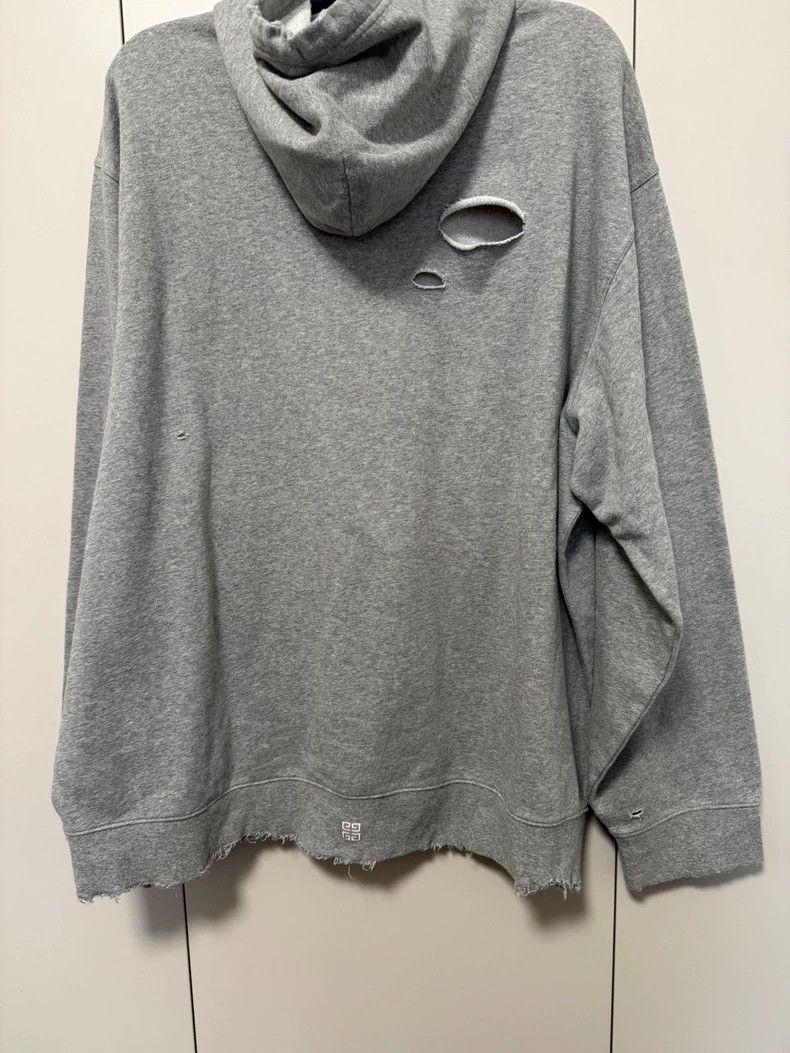 Givenchy Givenchy Gray Distressed Hoodie - dmc Size US XL / EU 56 / 4 - 4 Thumbnail